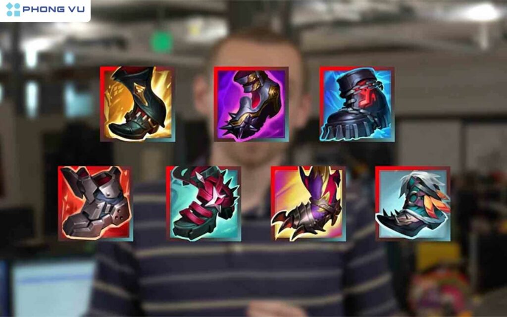 Nâng cấp trang bị giày mới trong mùa giải LMHT 25