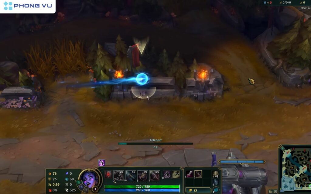 Làm lại phép bổ trợ dịch chuyển trong mùa giải LMHT 25