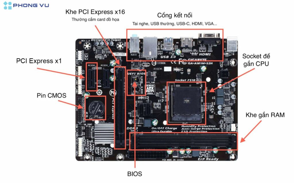Một số lưu ý về các ký hiệu trên Mainboard