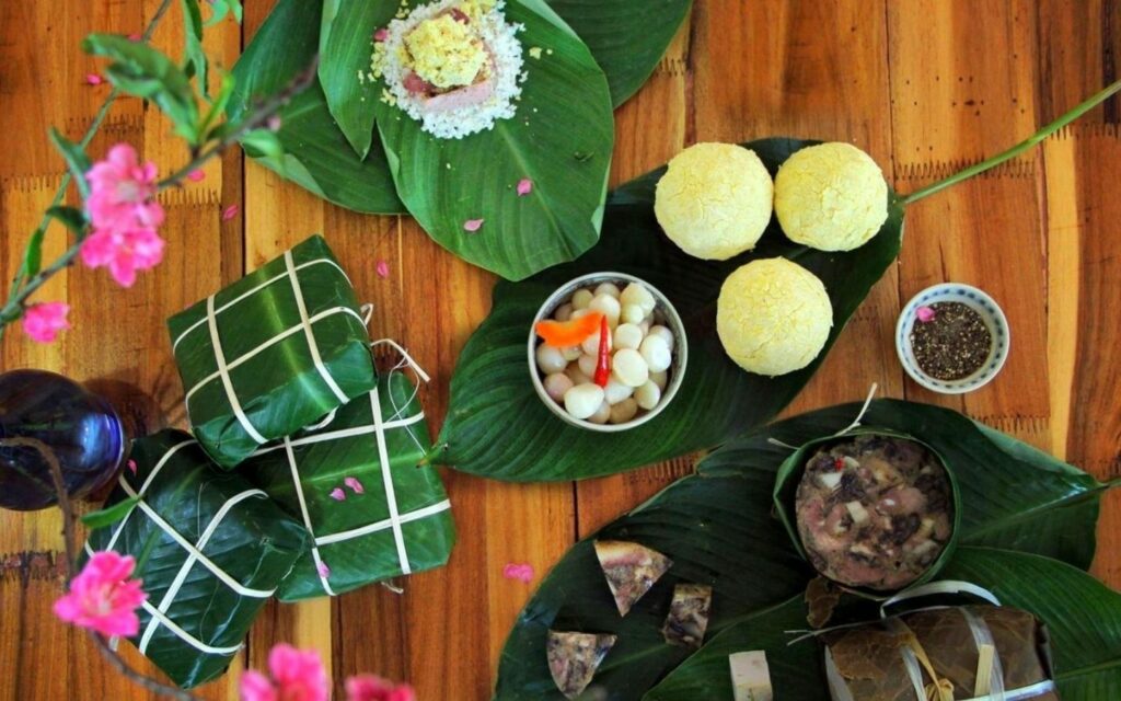 1000+ Background Tết Nguyên Đán 2025 đẹp nhất, miễn phí 29 Background Tết Nguyên Đán bánh chưng, bánh tét