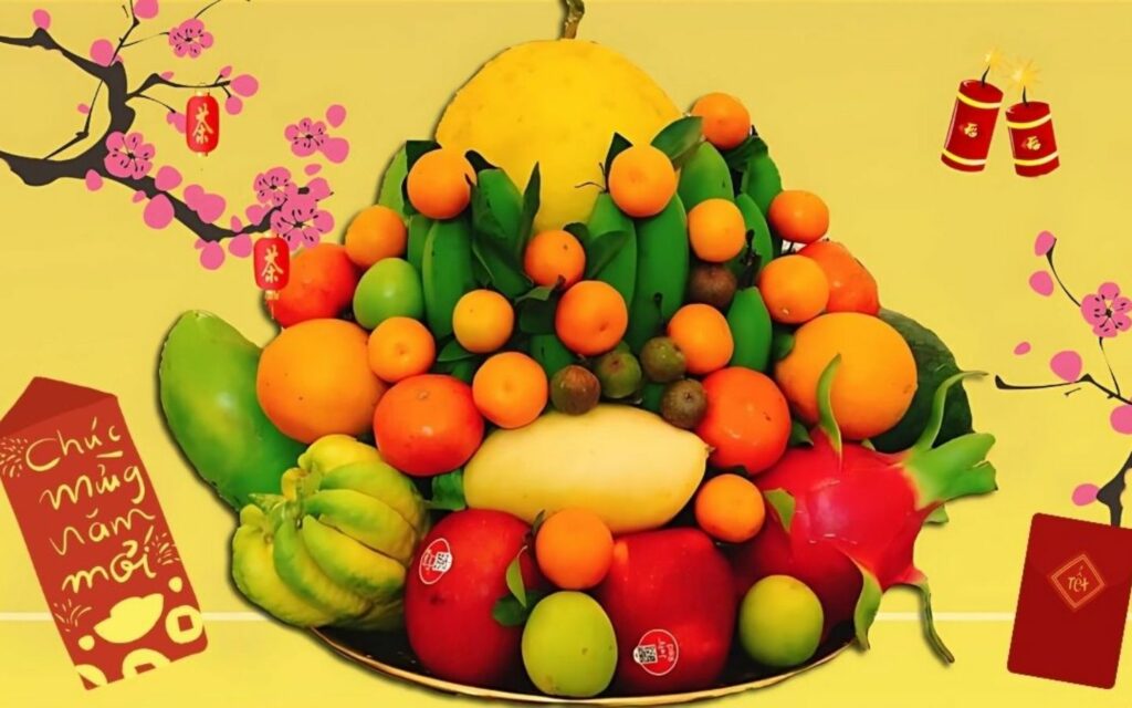 1000+ Background Tết Nguyên Đán 2025 đẹp nhất, miễn phí 41 Background Tết mâm ngũ quả