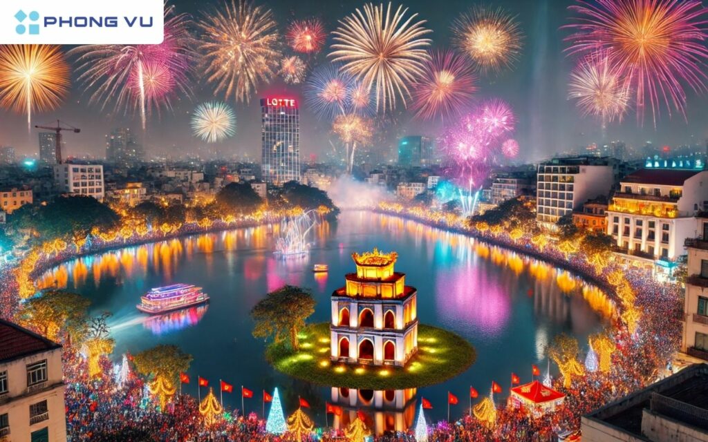 Miền Bắc sẽ tổ chức bắn pháo hoa Tết Nguyên Đán 2025 tại nhiều địa điểm nổi bật 