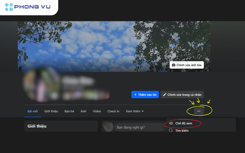 Để chắc chắn rằng danh sách bạn bè của bạn đã được ẩn, bạn có thể chọn chế độ xem