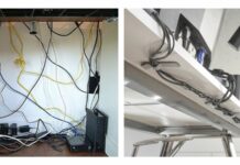 Hướng dẫn chi tiết cách đi dây điện máy tính gọn gàng cho không gian làm việc