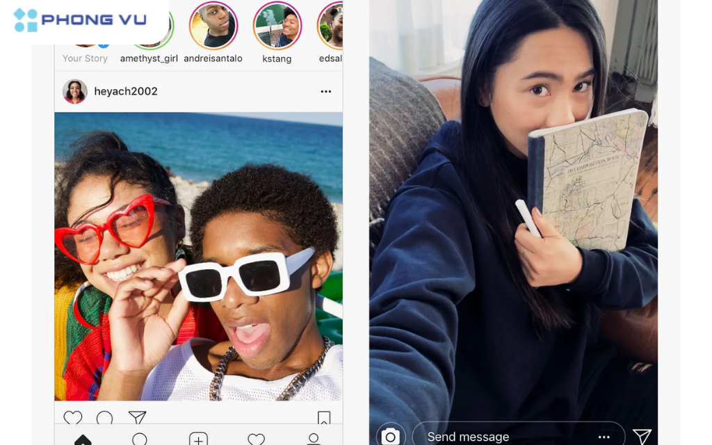 Nếu bạn có bạn bè chung với người sở hữu tài khoản riêng tư đó, bạn có thể nhờ họ cho xem nội dung