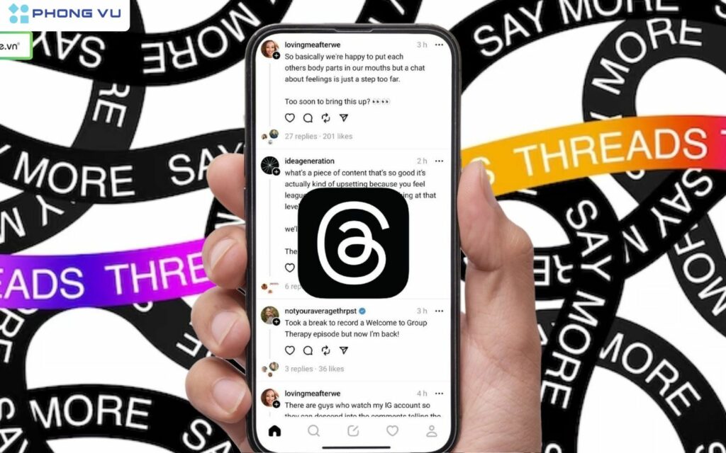 Mở ứng dụng Threads
