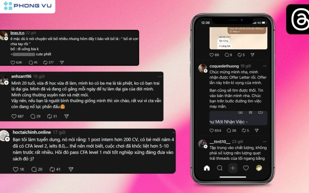 Mở bài viết và xem bình luận