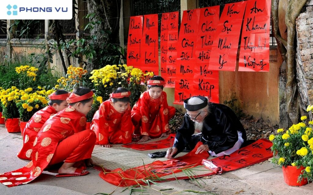 Câu đối Tết là một nét đẹp truyền thống của dân tộc ta