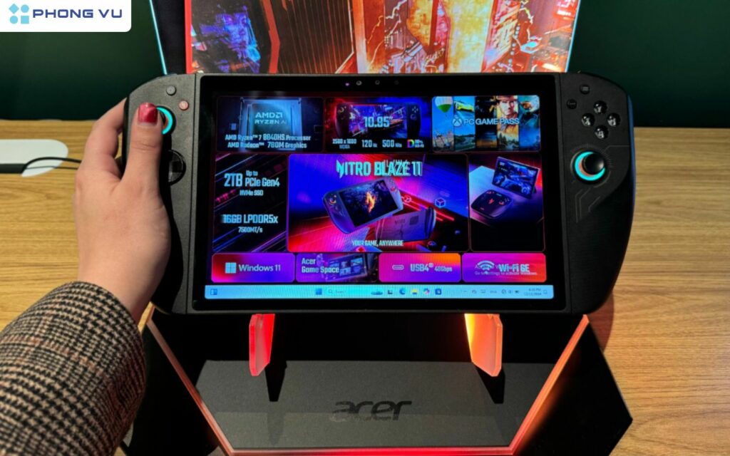Máy chơi game cầm tay do thương hiệu Acer sản xuất