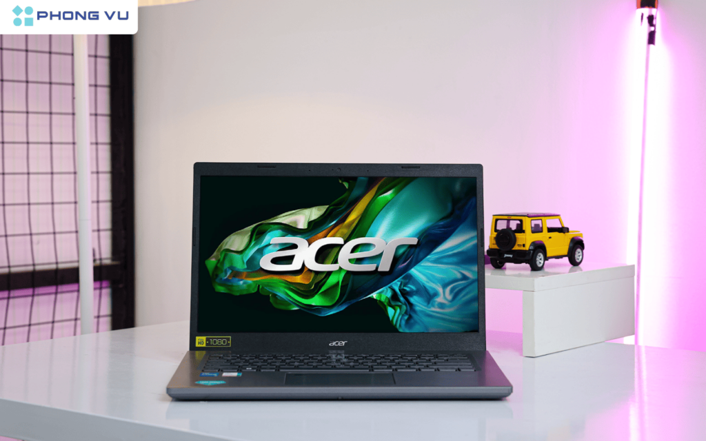 Màn hình của Acer Aspire 5 A514-55-5954 có kích thước 14 inch