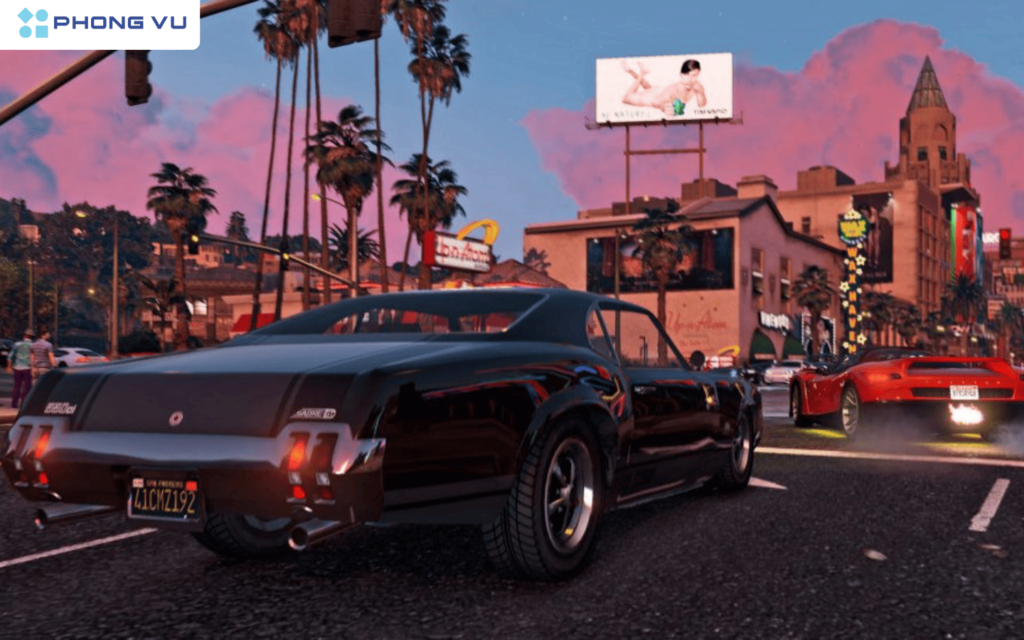 Nhân vật nữ Lucia (được biết đến từ trailer trước) xuất hiện trong góc nhìn thứ ba tại một bãi đậu xe