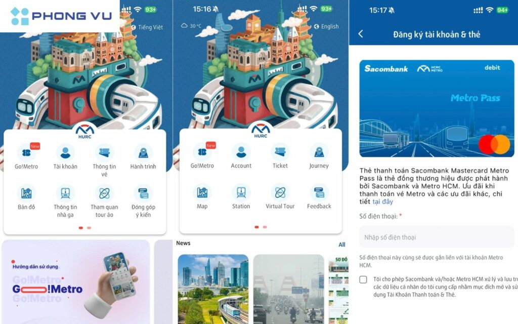 Ứng dụng HCMC Metro sở hữu nhiều tính năng nổi bật, giúp hành khách có trải nghiệm di chuyển trên metro dễ dàng