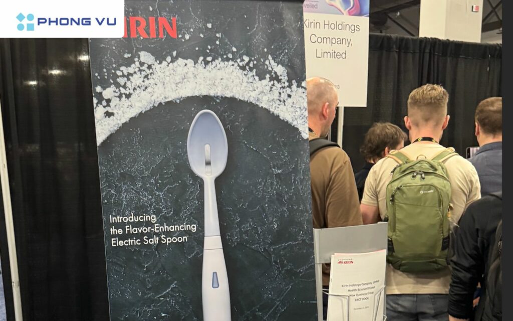 Kirin trình làng thìa "muối điện" tại CES 2025