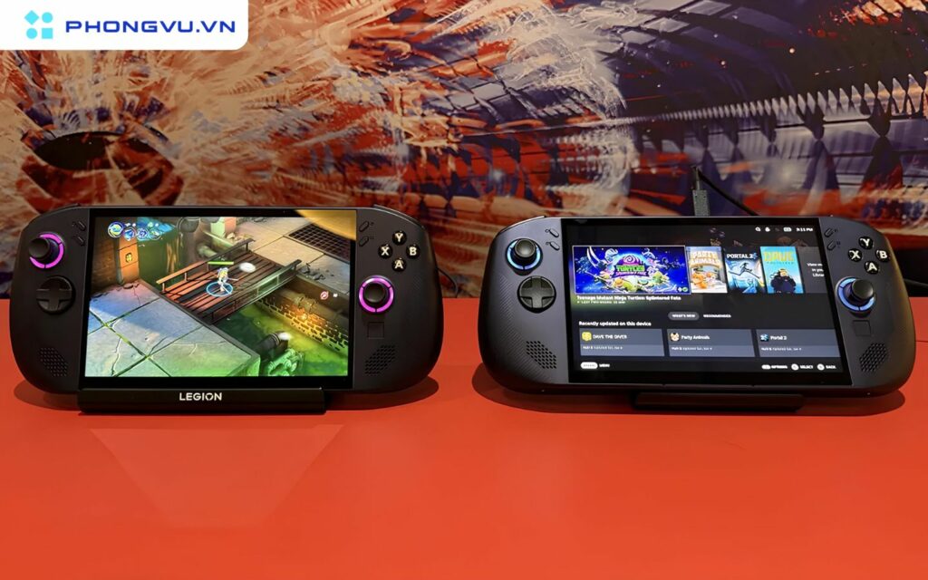 Legion Go S cho phép người dùng chuyển đổi linh hoạt giữa PC và thiết bị cầm tay, mang đến trải nghiệm gaming liền mạch mọi lúc mọi nơi