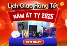 Thông báo lịch giao hàng Tết Nguyên đán 2025 tại Phong Vũ