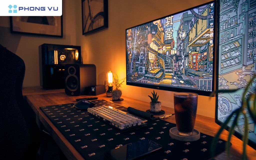 Nhu cầu chơi game tốc độ cao cần một màn hình có kích thước từ 24 inch đến 27 inch