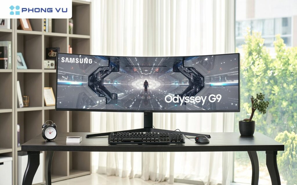 Màn hình máy tính to nhất có kích thước dao động từ 49 inch đến 57 inch