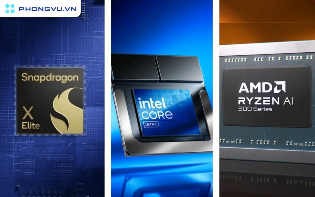 Các nhà sản xuất chip hàng đầu như Intel, AMD và Qualcomm đang chạy đua để mang đến những bộ vi xử lý laptop mạnh mẽ, tiết kiệm năng lượng