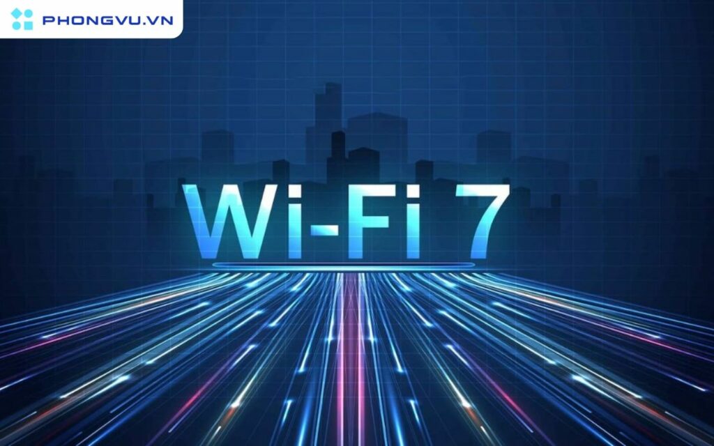 Wi-Fi 7 cho phép laptop kết nối internet với tốc độ cao, giảm độ trễ, giúp bạn làm việc, học tập và giải trí trực tuyến mượt mà hơn