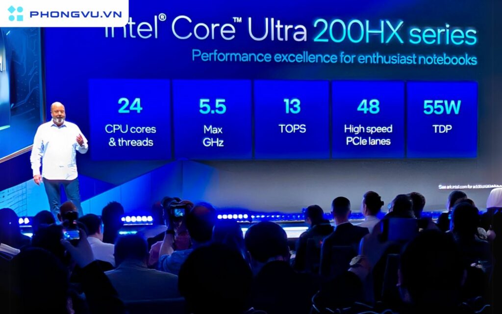 Nền tảng Intel Core Ultra Series 2 hỗ trợ các chuẩn kết nối cao cấp như Intel Wi-Fi 7 (5 Gig), Thunderbolt 5