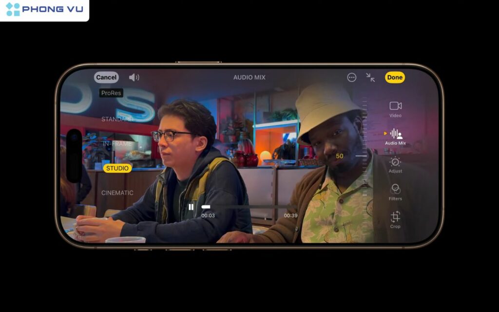 Hệ sinh thái Apple cũng hỗ trợ tối đa cho quá trình sản xuất video.