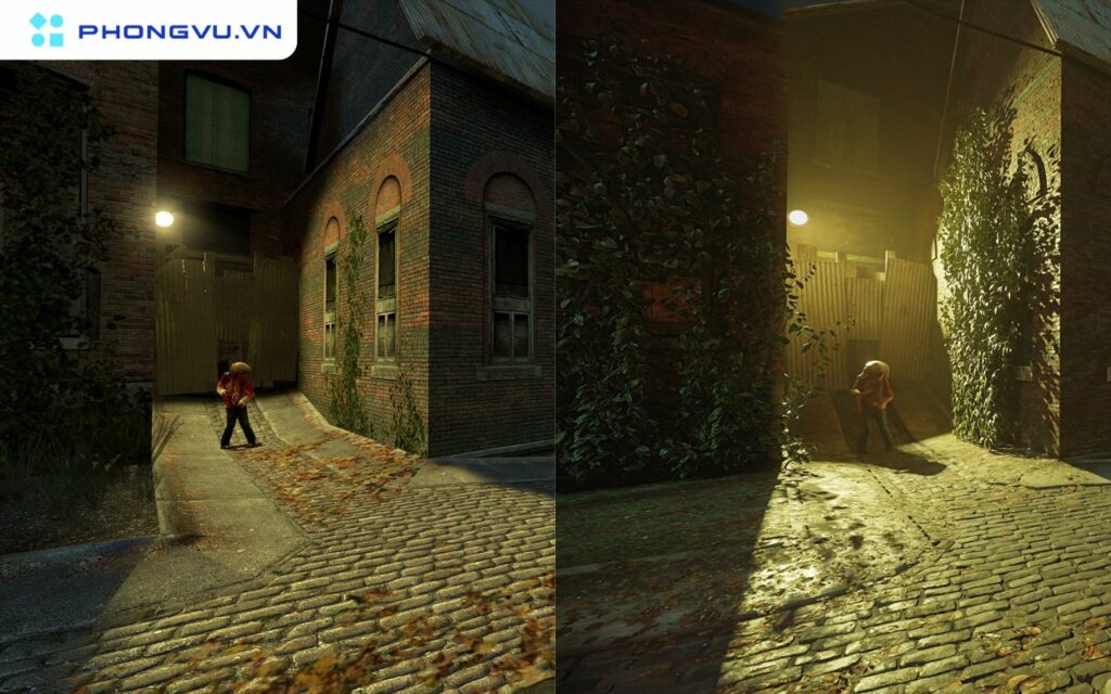 RTX 50 series cũng được nâng cấp Ray Tracing lên thế hệ thứ tư, dựng hình khối khổng lồ với tốc độ chưa từng có