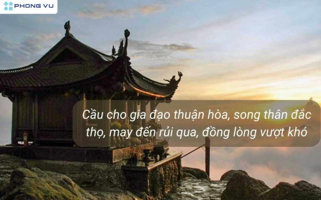Caption đăng ảnh đi chùa hay và ý nghĩa nhất