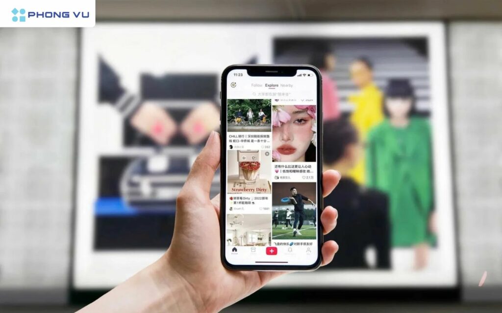 RedNote là gì? Cách tải, sử dụng mạng xã hội RedNote cực dễ 2 Giao diện của ứng dụng thân thiện và dễ sử dụng