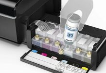 Cách khắc phục lỗi máy in Epson L8050 nháy 5 đèn liên tục