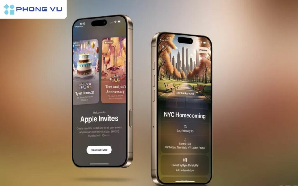 Apple Invites tích hợp sâu với hệ sinh thái iOS