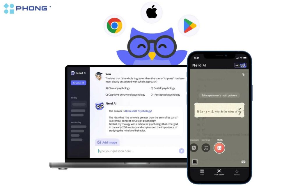  Nerd AI – Trợ lý học tập đa năng.