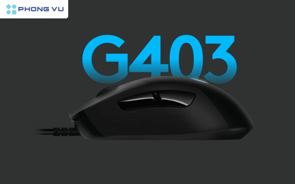 Logitech G403 Hero 6 nút có thể lập trình qua HUB G