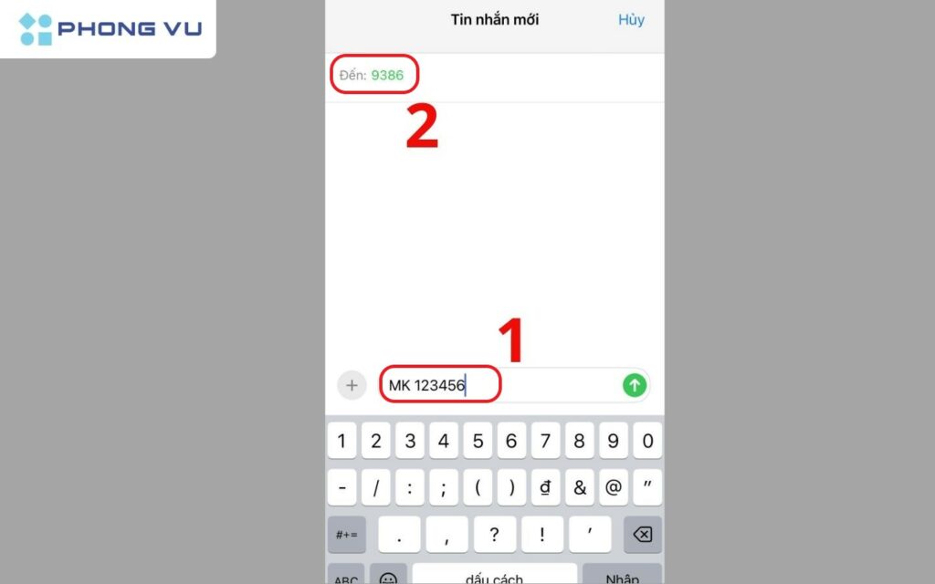 Lấy mật khẩu chuyển tiền