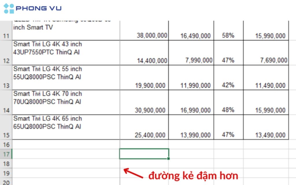co dinh dong trong excel 8