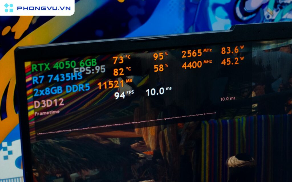 Khi chơi các tựa game eSports, nhiệt độ CPU và GPU luôn ở mức tốt