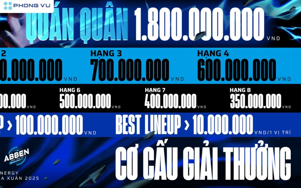 Tổng cơ cấu giải thưởng lên đến 6 tỷ đồng