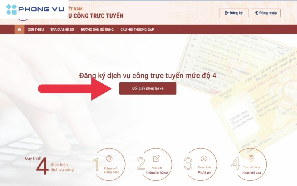 Truy cập Cổng dịch vụ công quốc gia