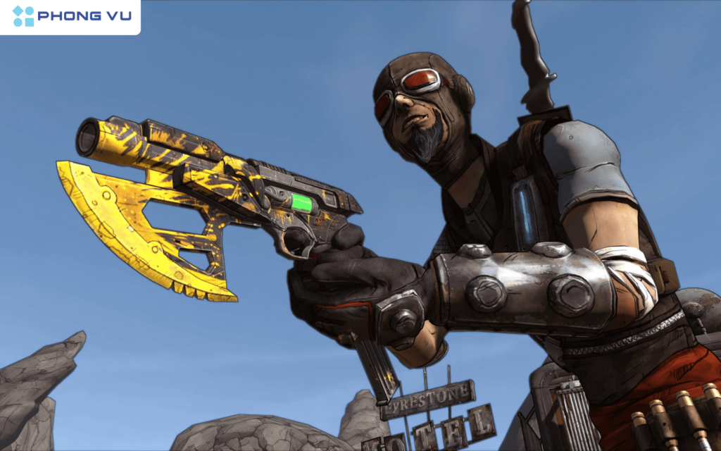 Borderlands là sự kết hợp độc đáo giữa thể loại bắn súng góc nhìn thứ nhất (FPS) và nhập vai (RPG))