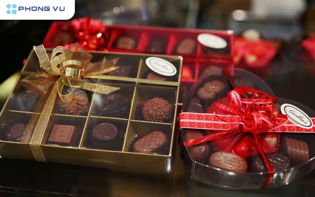 Vị ngọt ngào của sô cô la tượng trưng cho tình yêu đôi lứa