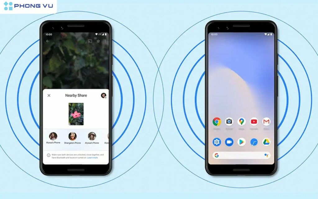 Tính năng Google Quick Share
