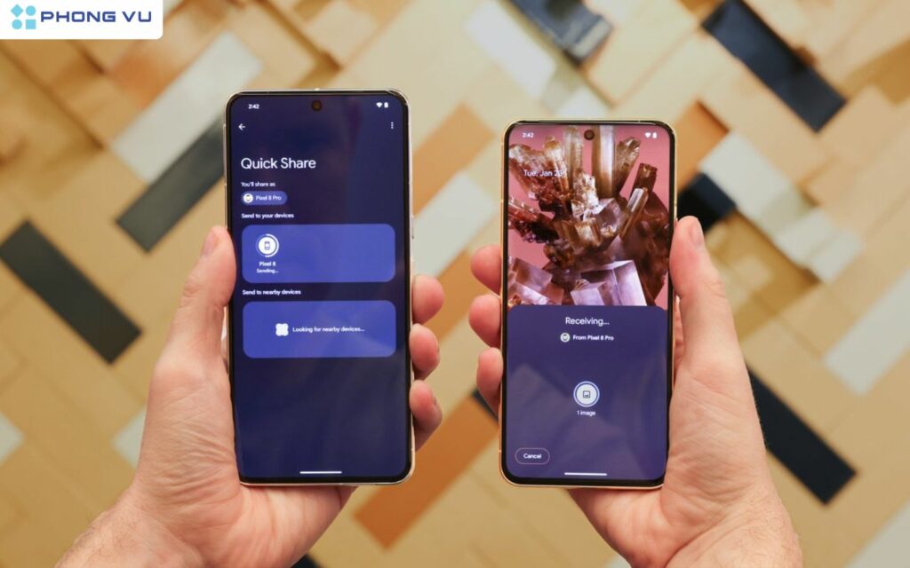 Sử dụng Google Quick Share để chia sẻ tệp giữa các thiết bị khác nhau