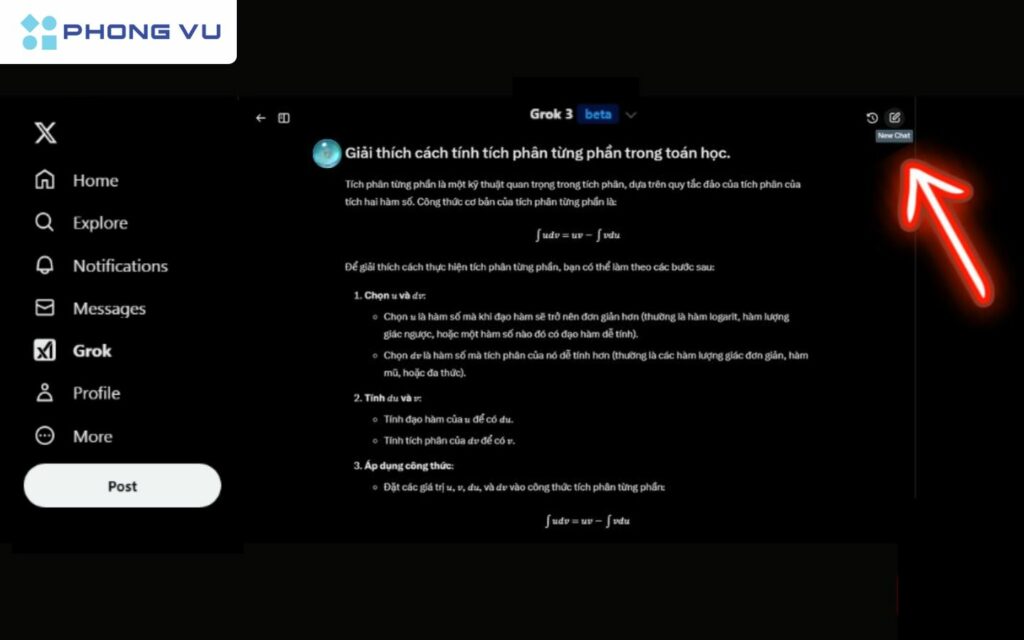 Khởi động cuộc trò chuyện mới