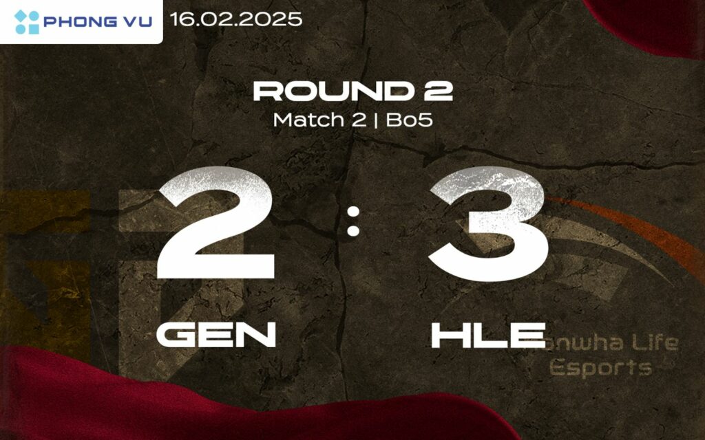 HLE đã có màn trình diễn ấn tượng khi đánh bại Gen.G với tỉ số sát nút 3-2