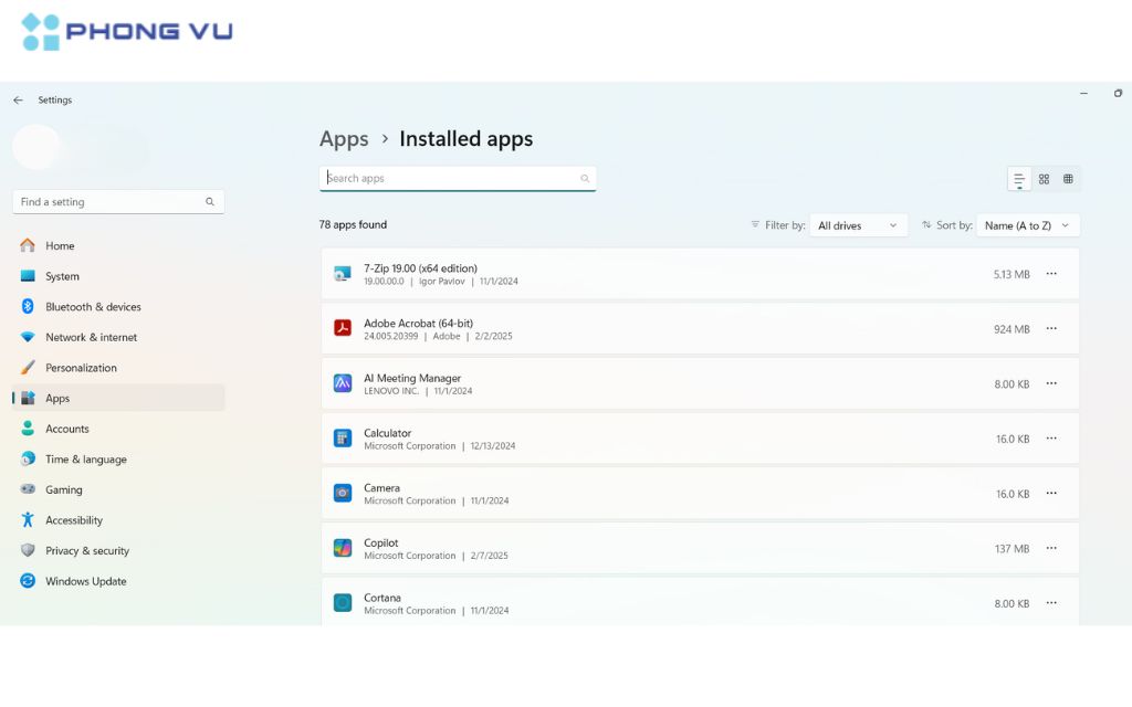 Nếu lỗi Memory Management xuất hiện sau khi bạn cài đặt một phần mềm mới, hãy thử gỡ cài đặt phần mềm đó