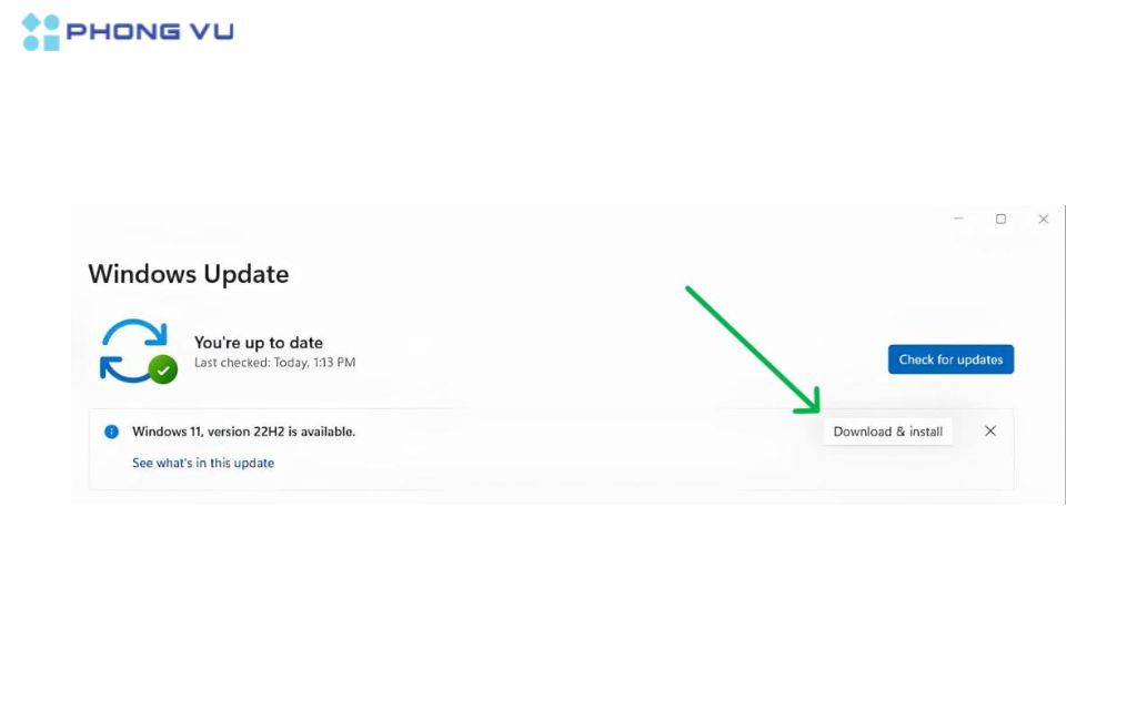 Việc cập nhật Windows thường xuyên giúp vá các lỗ hổng bảo mật, sửa lỗi và cải thiện hiệu suất hệ thống