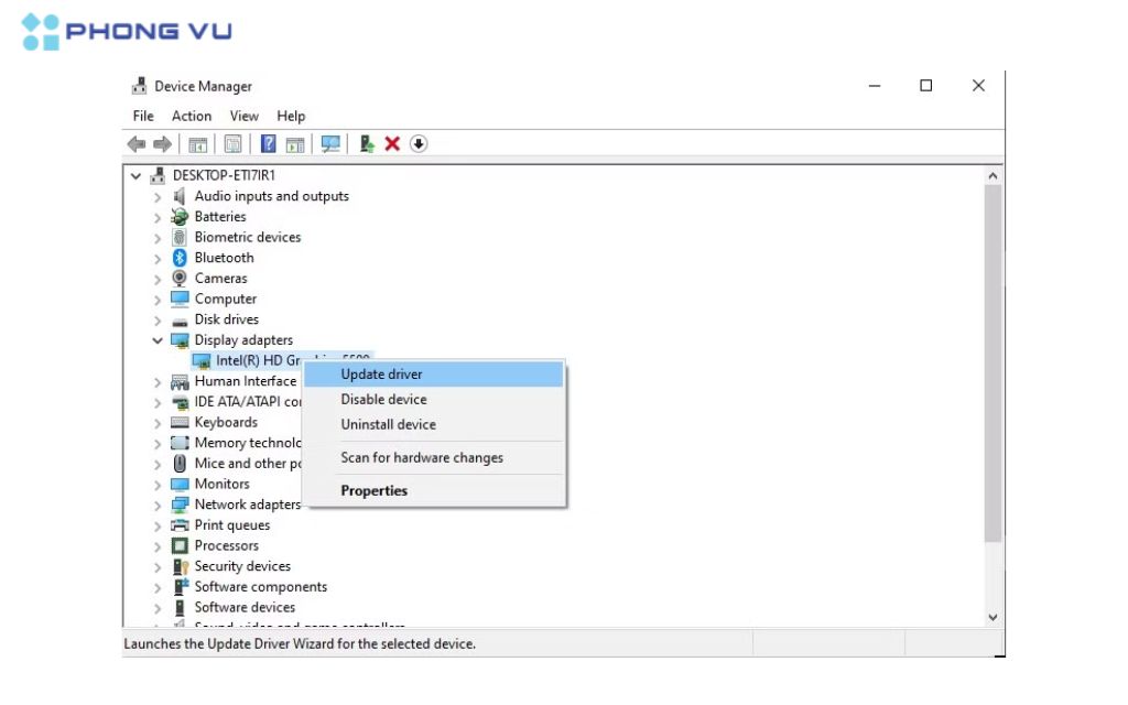 Driver lỗi thời hoặc không tương thích có thể gây ra nhiều vấn đề, bao gồm cả lỗi Memory Management