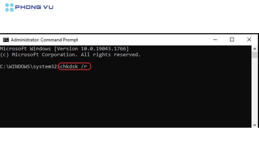 Chkdsk là công cụ tích hợp sẵn trong Windows giúp kiểm tra và sửa lỗi ổ cứng