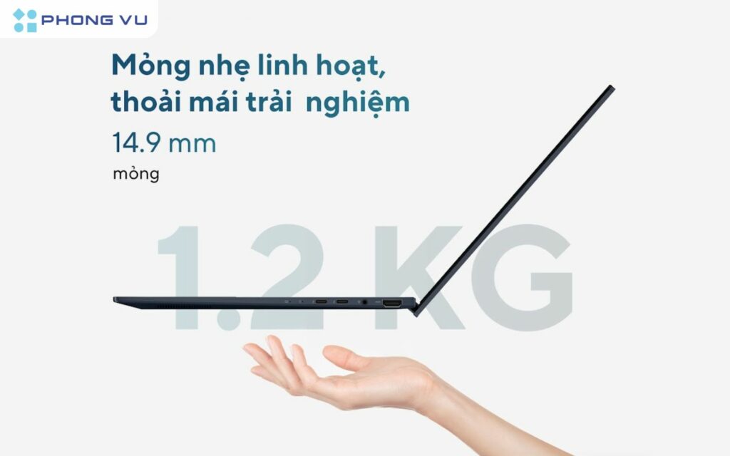 Asus Zenbook 14 (UX3405CA): Tiên phong Laptop AI với Intel Core Ultra Series 2 1 Kế thừa những ưu điểm từ các thế hệ trước, Zenbook 14 (UX3405CA) vẫn giữ được nét thiết kế tinh gọn