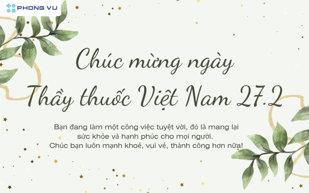 Lời chúc ngày 27/2 ý nghĩa