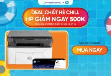 Mua máy in và mực in HP tại Phong Vũ giảm ngay 500.000 VNĐ